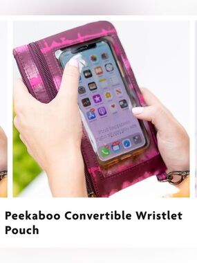 Lug Peekaboo RFID Wristlet NWT